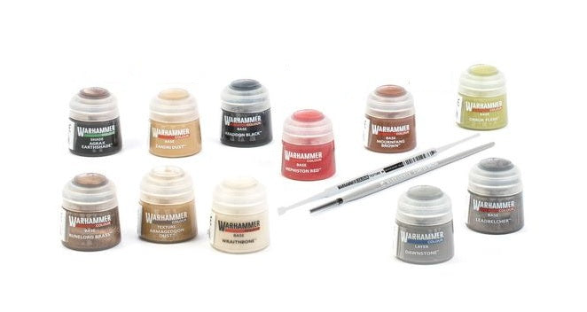 Warhammer 40000 Getting Started with orks Paints, Brush and Texture Spreader