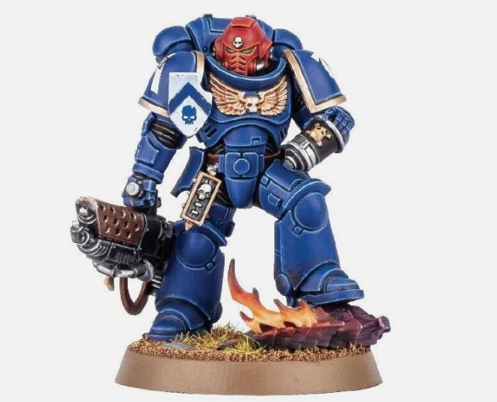 Warhammer 40k Special Edition Space Marine Infernus Sergeant  New on Sprue