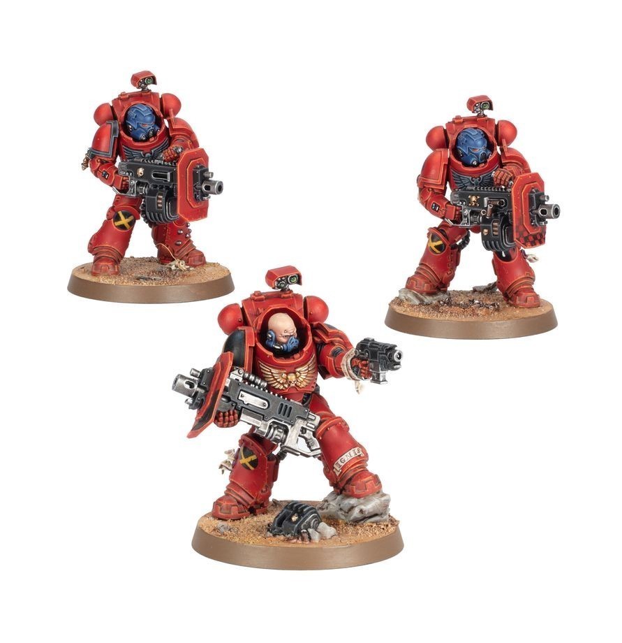 Warhammer 40000 Space Marines  Eradicators with Heavy Bolters  X3 ARMAGEDDON NOS
