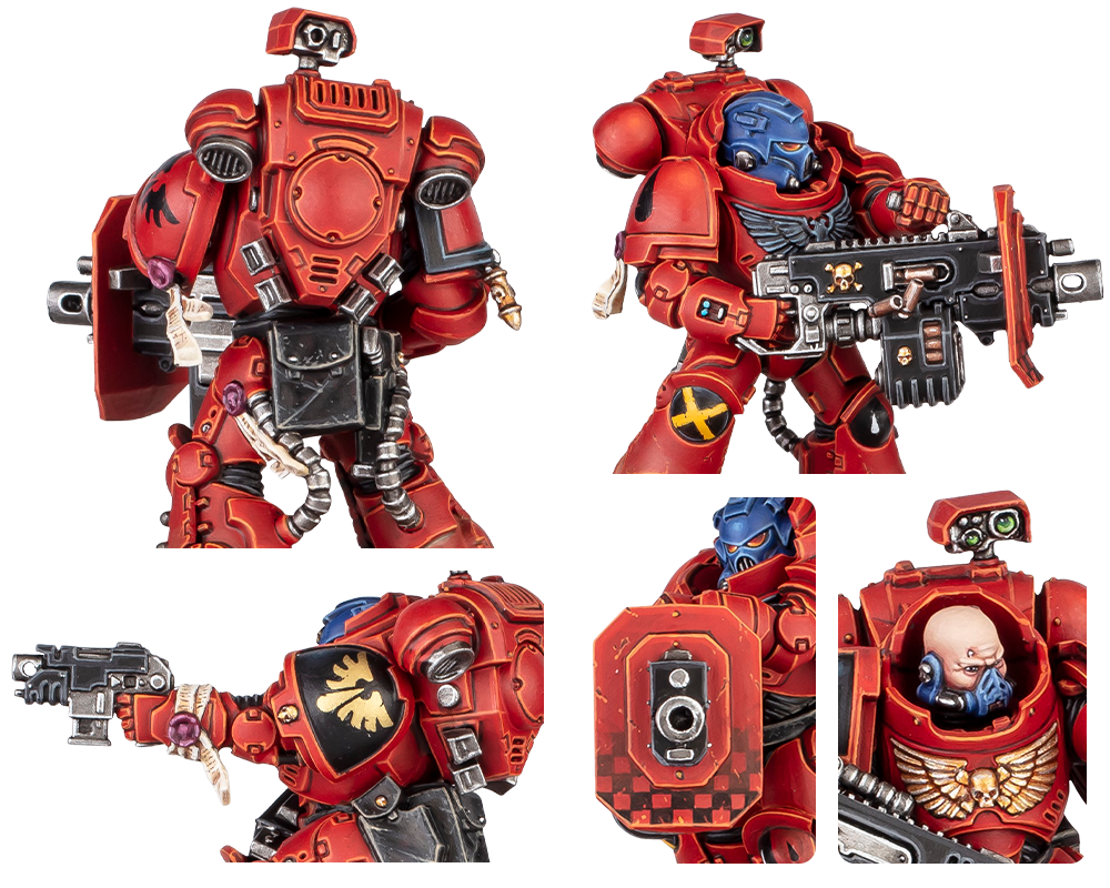 Warhammer 40000 Space Marines  Eradicators with Heavy Bolters  X3 ARMAGEDDON NOS