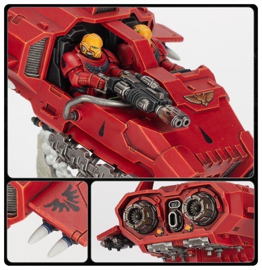 Warhammer 40000 Space Marines Land Speeder ARMAGEDDON NOS