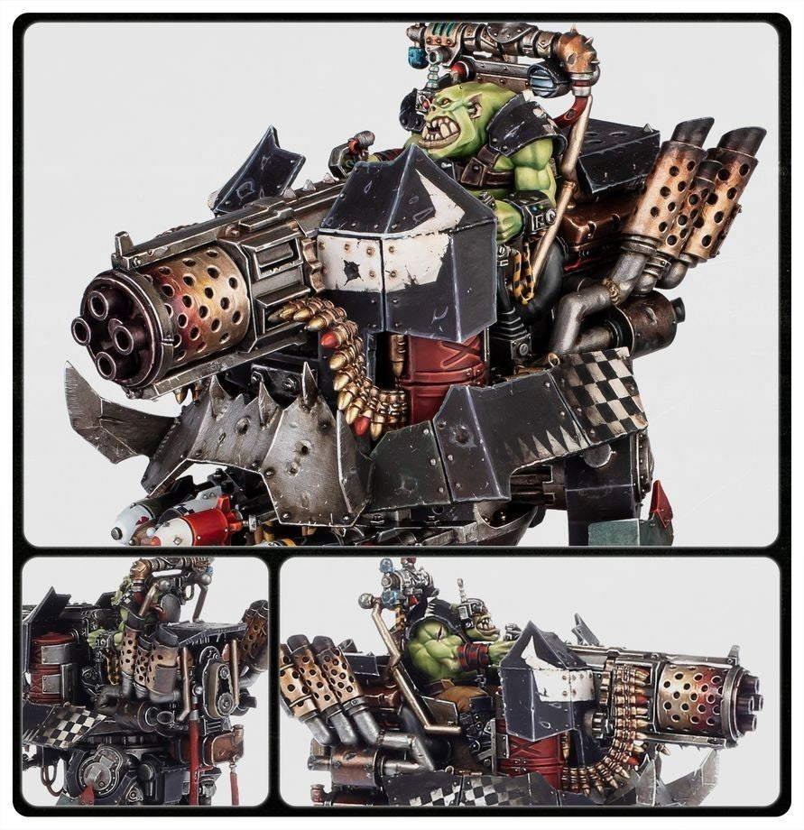 Warhammer 40000 Orks Big Mek Dakkarig ARMAGEDDON NOS