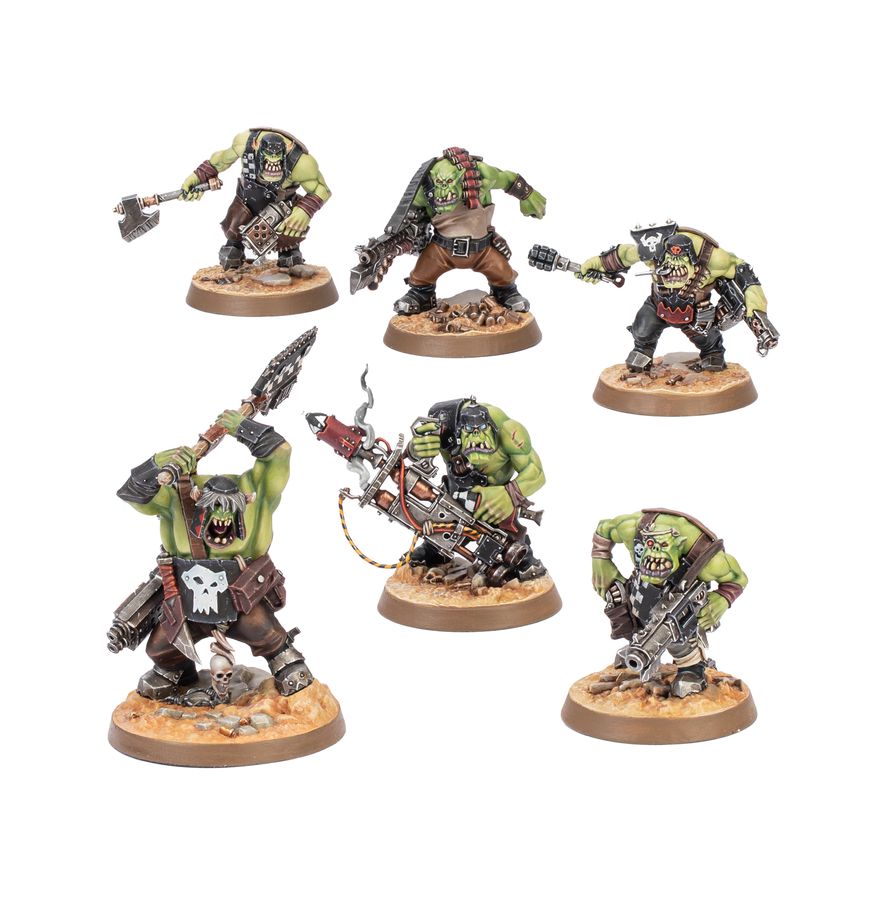 Warhammer 40000 Introductory Set orks Half New on Sprue