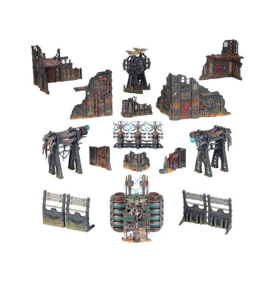 Warhammer 40,000 Starter Set Terrain New on Sprue Unpainted