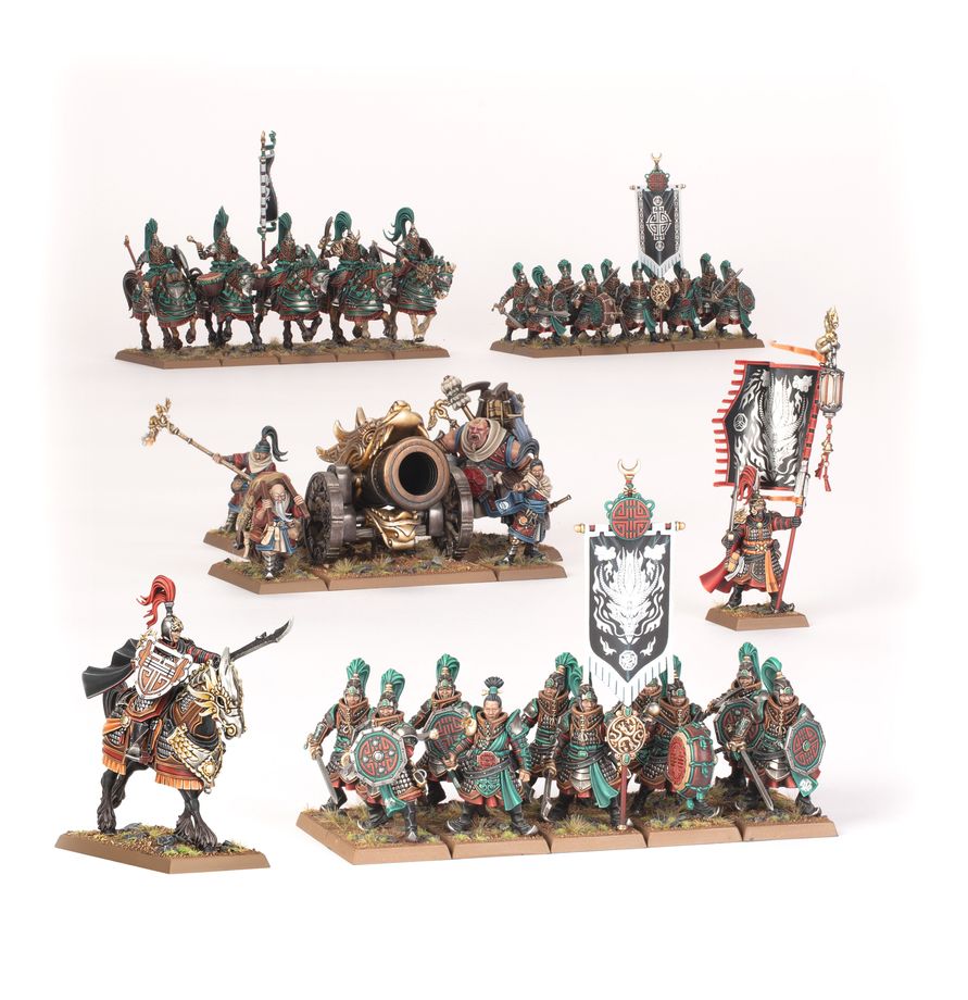 Warhammer The Old World Armies of Grand Cathay Half New on sprue
