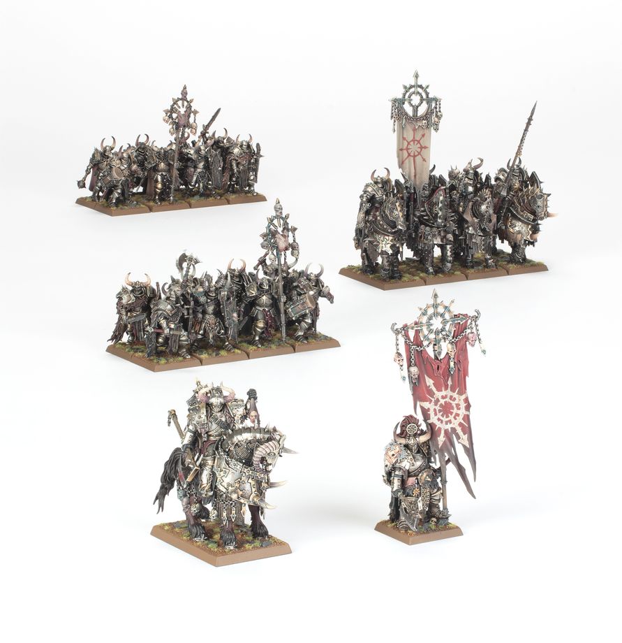 Warhammer The Old World Warriors of Chaos Half New on sprue