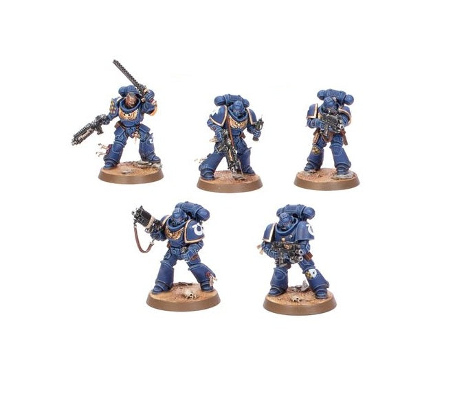 Warhammer 40000 Starter Set Space Marines Intercessors X5 New on Sprue