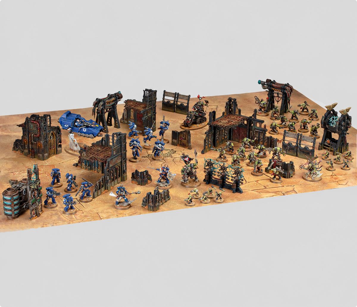Warhammer 40,000 Starter Set Terrain New on Sprue Unpainted