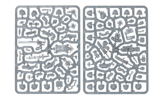 Warhammer 40000 Space Marine Primaris Black Templars Upgrade sprue