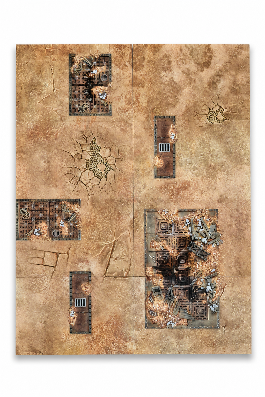 Warhammer 40000 Starter Set foldout game boards X2